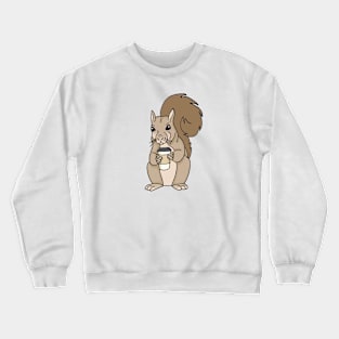 Caffeinated Squirrel Crewneck Sweatshirt